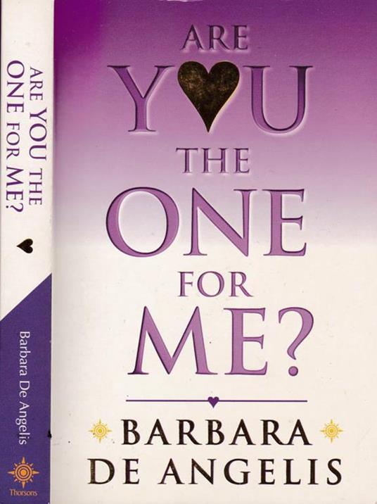 Are you the one for me? - Barbara De Angelis - copertina