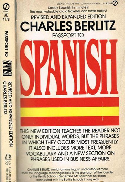 Passport to spanish - Charles Berlitz - copertina