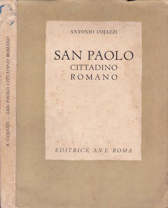San Paolo. Cittadino romano - Antonio Cojazzi - copertina
