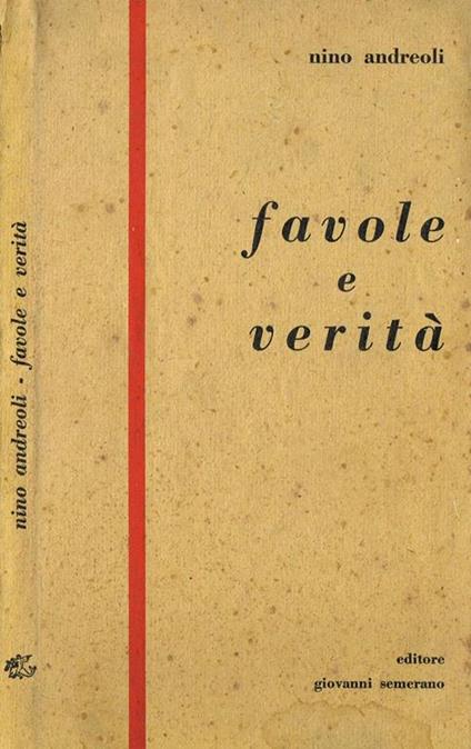 Favole e verità - Nino Andreoli - copertina
