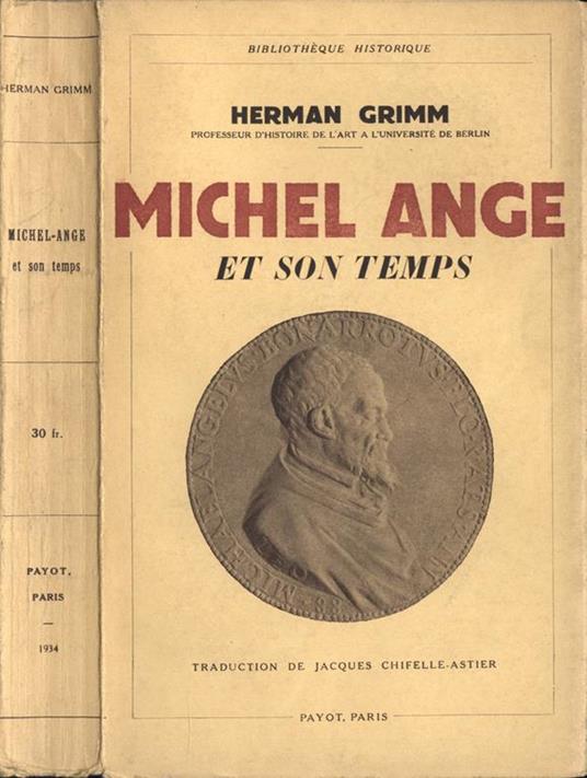 Michel Ange. Et son temps - Hermann Grimm - copertina