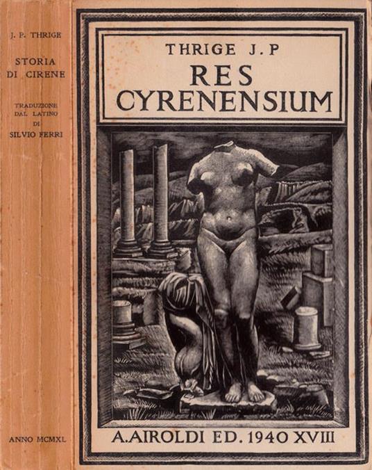 Res cyrenensium - J. P. Thrige - copertina