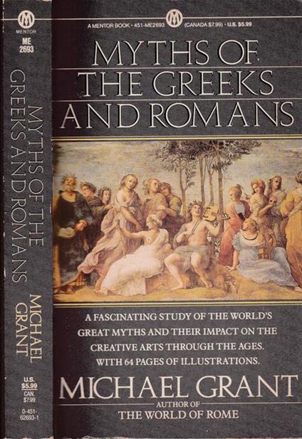 Myths of the Greeks and Romans - Michael Grant - copertina