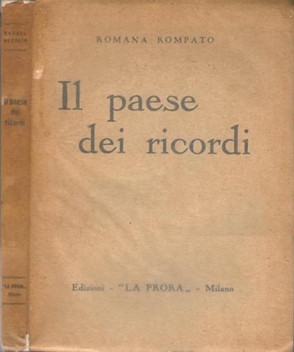 Il paese dei ricordi - Romana Rompato - copertina