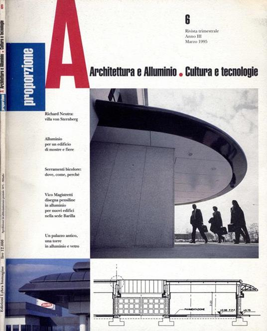 Proporzione Alluminio e Architettura N.6 del 1995 - Direttore, Michele Sepe - copertina