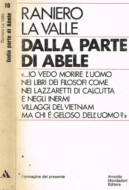 Dalla parte di abele - Raniero La Valle - copertina