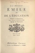 Emile ou de l'éducation