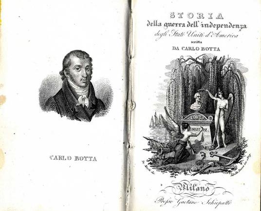 Storia della Guerra dell'Indipendenza degli Stati Uniti d'America - Carlo Botta - copertina