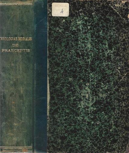 De Praeceptis dei et ecclesiae. Scholarum usui - Hieronymus Noldin - copertina