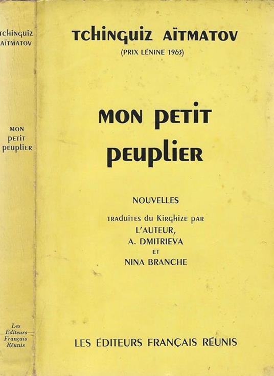 Mon Petit Peuplier - Cingiz Ajtmatov - copertina