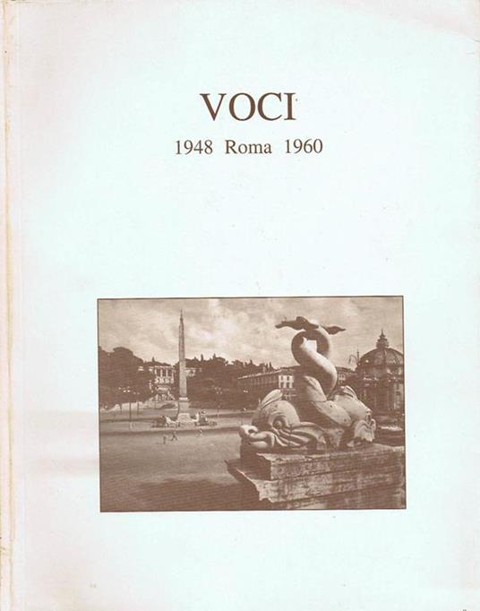 Voci 1948 Roma 1960 - copertina