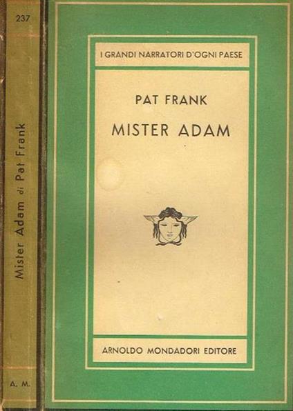 Mister Adam - Pat Frank - copertina