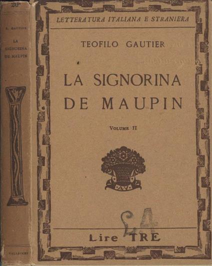 La signorina De Maupin. ( Vol. II ) - Théophile Gautier - copertina