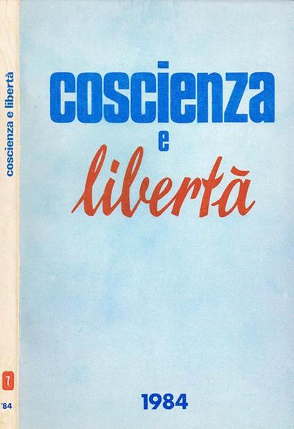 Coscienza e Libertà - copertina