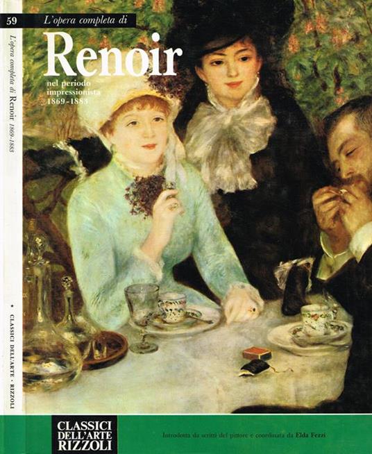 Renoir nel periodo impressionista 1869 1883. L'opera completa - copertina