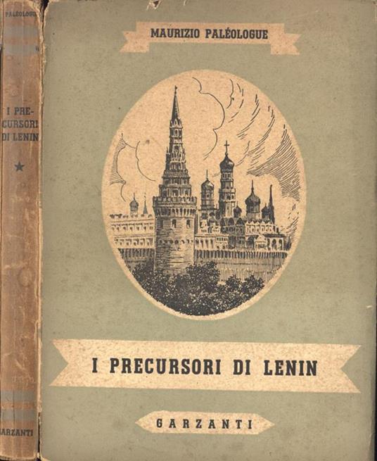 I precursori di Lenin - Maurice Paléologue - copertina