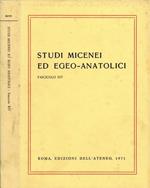 Studi Micenei ed Egeo-Anatolici VOL. XLVII. Fascicolo XIV