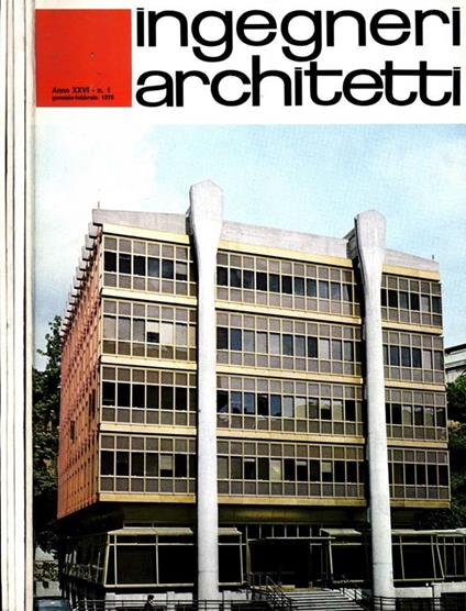 Ingegneri architetti n.1, 4, 5, 6 1976 - copertina