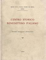 Centro Storico Benedettino Italiano. Secondo bollettino informatico