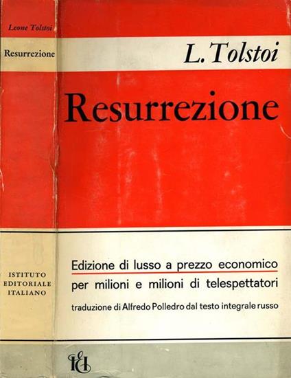 Resurrezione - Lev Tolstoj - copertina