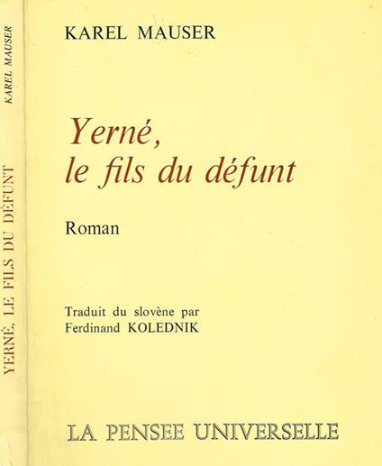 Yerné, Le Fils Du Defunt - Karel Mauser - copertina