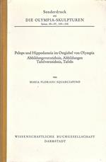 Die Olimpia. Sculpturen. seiten 89. 97, 349. 358. Pelops und Hippodameia im Ostgiebel von Olympia