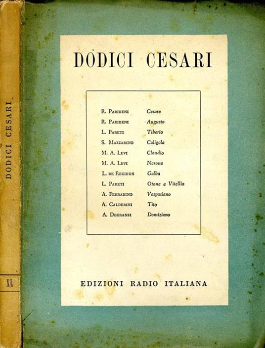 Dodici Cesari - copertina