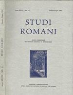 Studi Romani Anno XXXVII-N. 1 -2. Rivista trimestrale dell'Istituto di Studi Romani