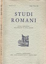 Studi Romani Anno IX-N. 3. Rivista bimestrale dell'Istituto di Studi Romani