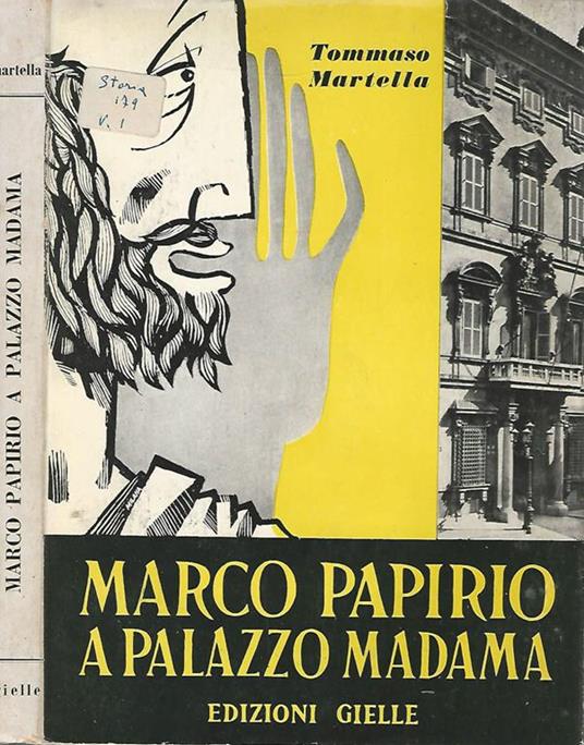 Marco Papirio a palazzo Madama - Tommaso Martella - copertina