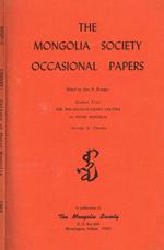 The Pre-Revolutionary Culture Of Outer Mongolia