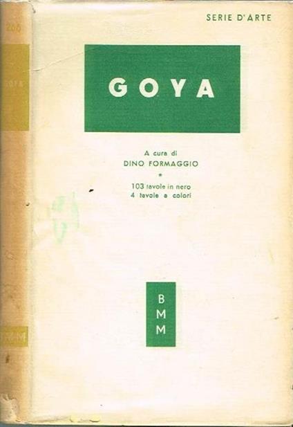 Goya - copertina