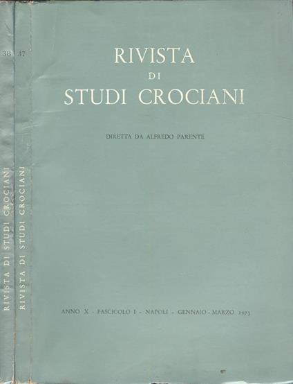 Rivista di Studi Crociani-Anno 1973 - copertina