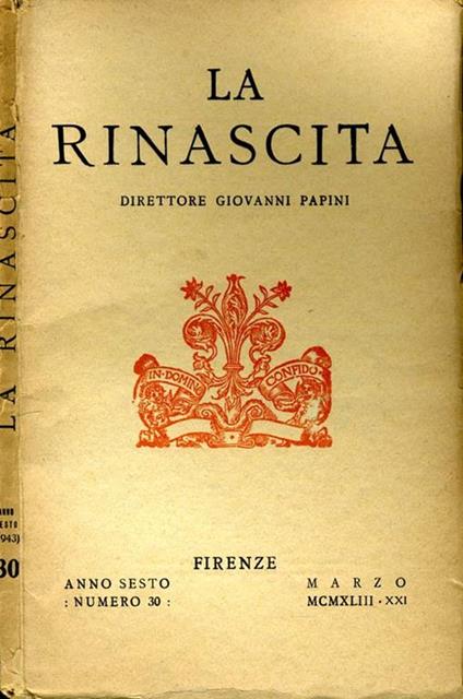 La Rinascita - copertina