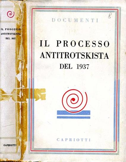 Il Processo Antitrotskista del 1937 - copertina