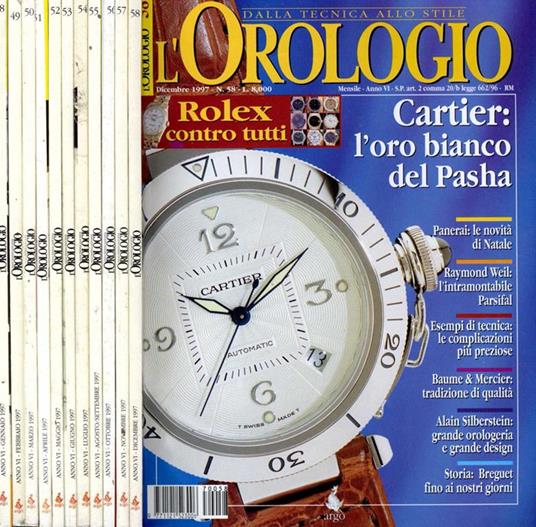 L' Orologio del 1997 - copertina