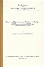 Die Olimpia. Sculpturen. seiten 89. 97, 349. 358. Pelops und Hippodameia im Ostgiebel von Olympia