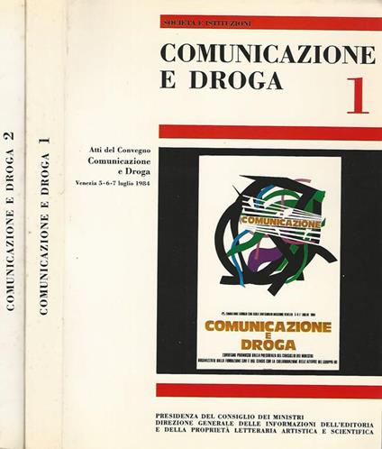 Comunicazione e droga - copertina