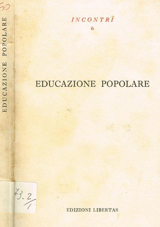 Educazione popolare - copertina