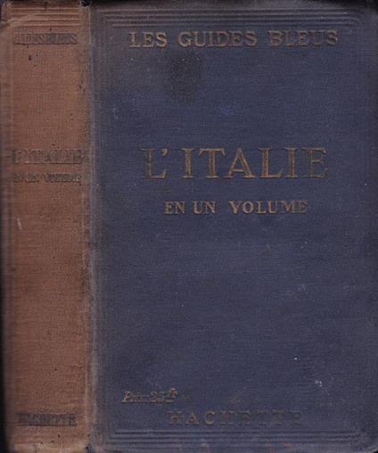 L' Italie en un volume - copertina