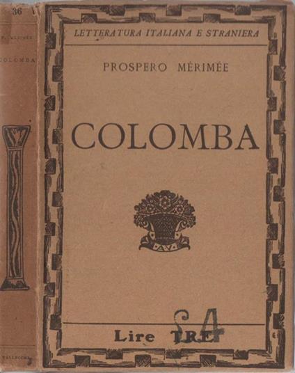 Colomba - Prosper Mérimée - copertina