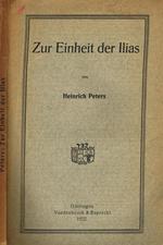 Zur Einheit Der Ilias