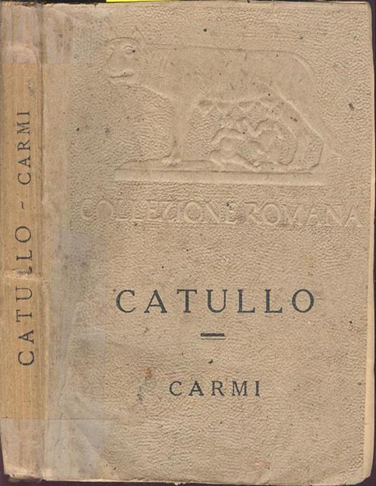 Carmi - G. Valerio Catullo - copertina