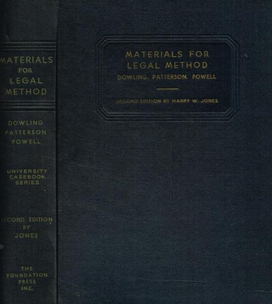 Materials for legal method - copertina