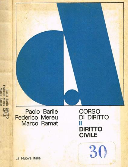 Corso Di Diritto Vol. Ii, Diritto Civile - Paolo Barile - copertina