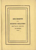Cenni descrittivi del Nuovo Teatro dell'Illust. Comunità di Modena
