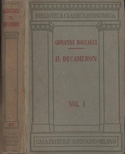 Il Decameron ( Vol. I. II ) - Giovanni Boccaccio - copertina