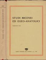 Studi Micenei ed Egeo-Anatolici VOL. LXXIII. Fascicolo XXII