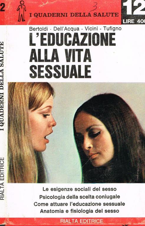 L' educazione alla vita sessuale - copertina