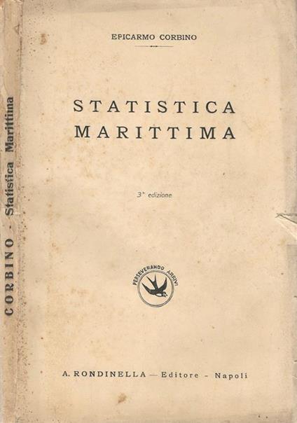 Statistica Marittima - Epicarmo Corbino - copertina